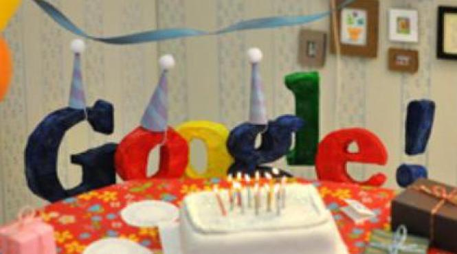 google sarbatoreste 13 ani de la infiintare
