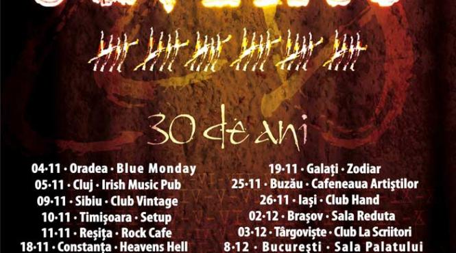 turneu aniversar in noiembrie si decembrie