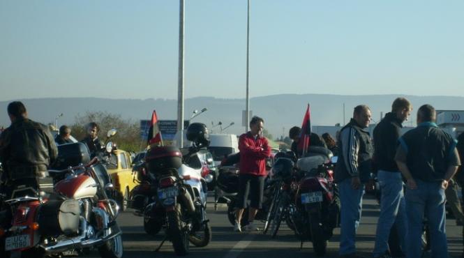 marsul iredentist al motociclistilor secui din harghita covasna si ungaria