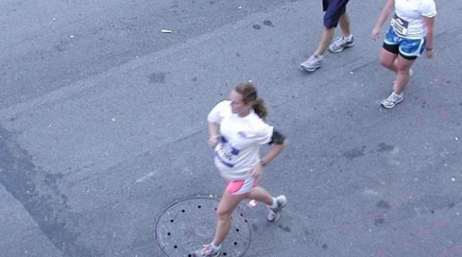 a alergat la maratonul de la chicago cu cateva ore inainte sa nasca