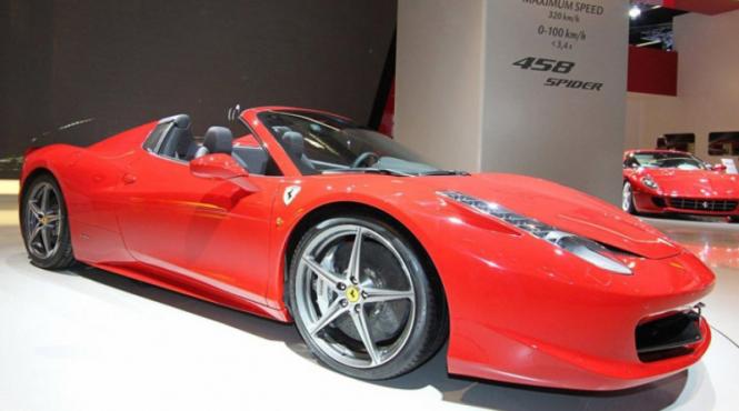 licitatie speciala cu prilejul lansarii lui ferrari 458 spider