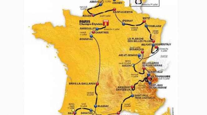 tour de france traseu usor in marea bucla