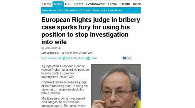 daily mail cazul judecatorului barsan pune la indoiala calitatea magistratilor cedo