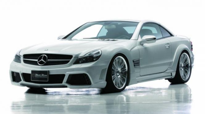 mercedes benz sl este noua victima black bison edition
