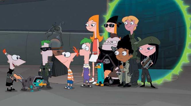 phineas si ferb aventuri animate in a 2 a dimensiune