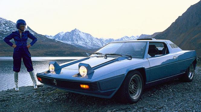 inapoi in viitor ferrari 308gt rainbow bertone concept