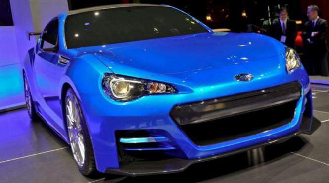 subaru brz sti a fost lansat in calitate de concept