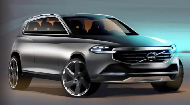 volvo arata primele schite cu viitoarea generatie xc90