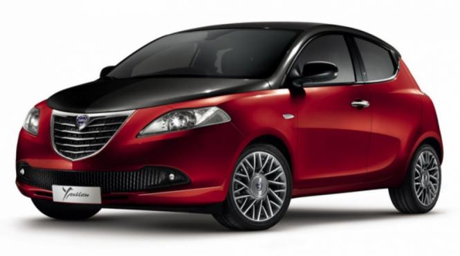 lancia ypsilon black red