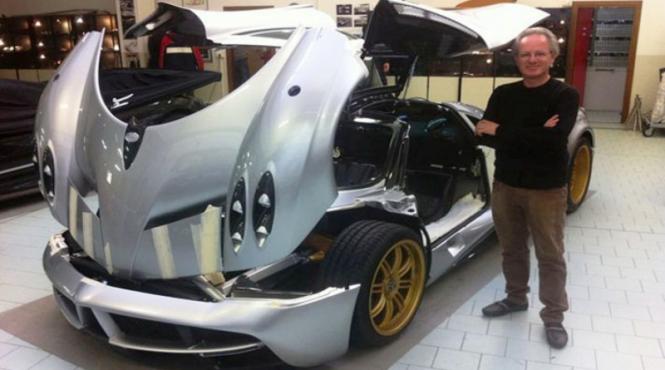 pagani aproape a finalizat primul exemplar de serie al modelului huayra