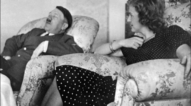 in pat cu hitler