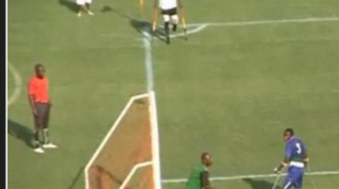 fotbal in carje liberia a castigat cupa africii pe natiuni rezervata jucatorilor cu picioarele amputate video