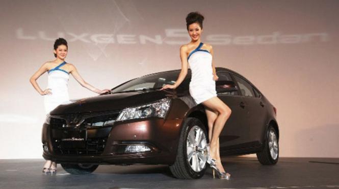 din taiwan vine un sedan luxgen5