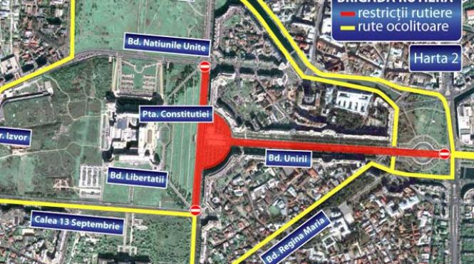 restrictii de circulatie in centrul capitalei de revelion