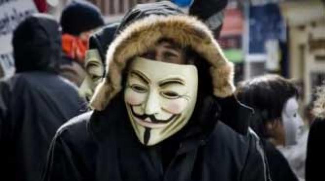 gruparea anonymous saluta miscarea de protest din romania video