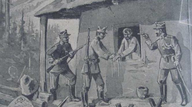 acum 100 de ani prinderea unui vestit bandit