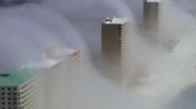 imagini impresionante valuri de nori care arata ca un tsunami puternic pe coasta floridei