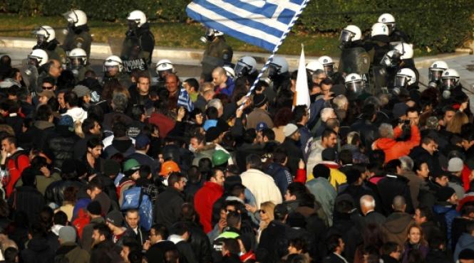 grecii se pregatesc de noi proteste in centrul atenei