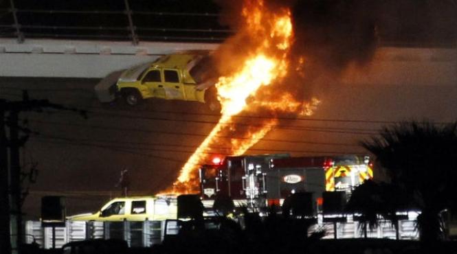 nascar in flacari masina pilotata de juan pablo montoya ramasa fara frane a izbit un camion incarcat cu combustibil video
