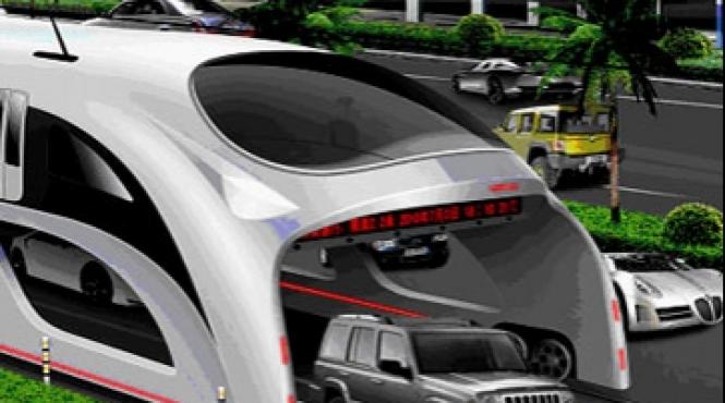 china vrea sa construiasca autobuze in care incap 1 000 de oameni si pe sub care poti trece cu masina