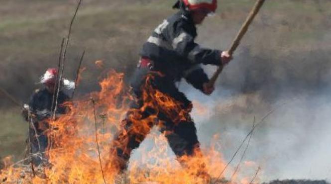 circulatie ingreunata pe a1 din cauza unui incendiu de vegetatie