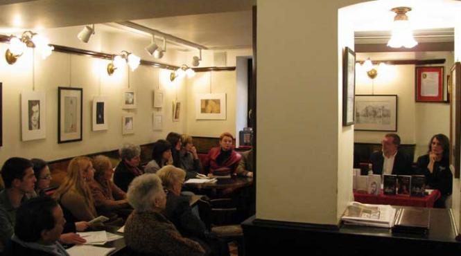 intalnire cu matei visniec la bistrot de venise