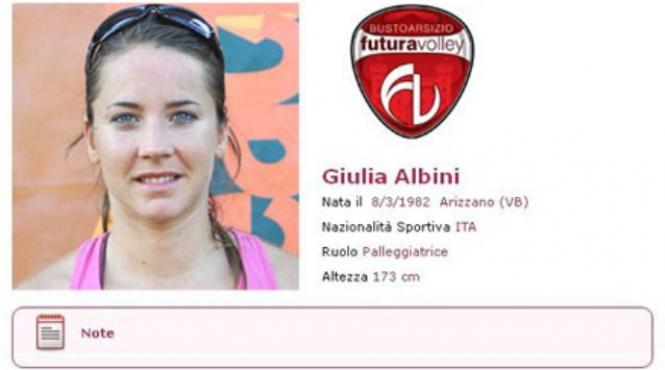 voleibalista italiana giulia albini s a sinucis aruncandu se in bosfor