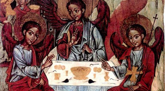 in lunea rusaliilor sarbatorim sfanta treime