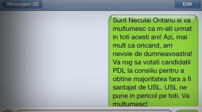 vezi ce sms uri electorale circula in ziua votului