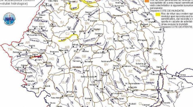 cod rosu de inundatii in timis pe raul bega avertizarea valabila pana maine la ora 10 00