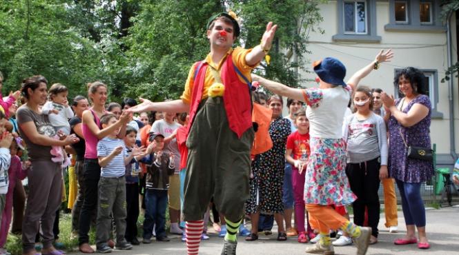 spatiu de joaca pentru copiii aflati in tratament la spitalul de copii victor gomoiu