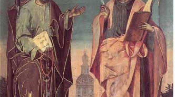 sfintii apostoli petru si pavel stalpi ai bisericii lui hristos