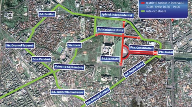 marsul diversitatii restictioneaza sambata circulatia in centrul capitalei vezi rutele ocolitoare