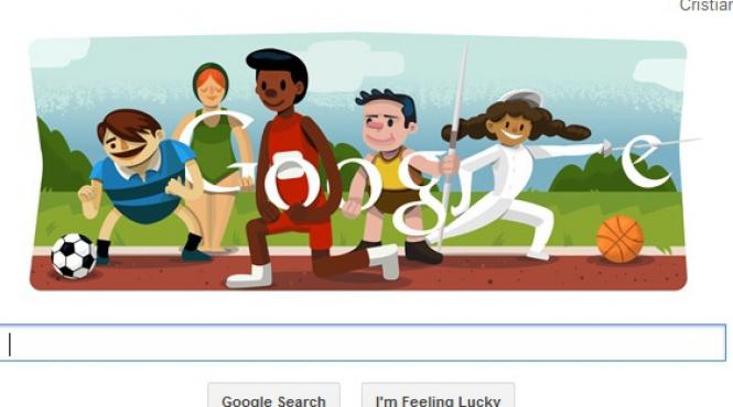 google si a modificat logoul pentru a marca startul jocurilor olimpice