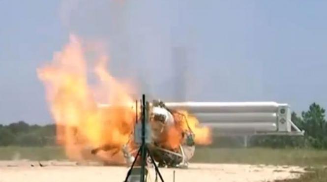 video prototipul unui modul spatial produs de nasa s a prabusit spectaculos in timpul testelor