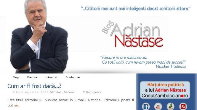 adrian nastase a reintrat pe blog vezi prima sa postare