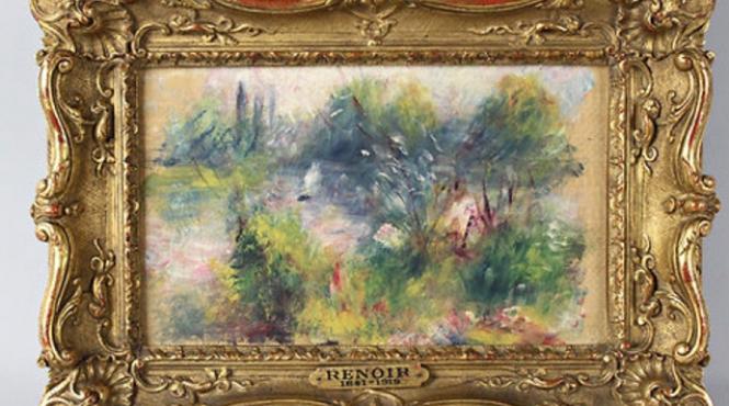incredibil tablou de renoir gasit intr o cutie cumparata cu 50 de dolari din piata de vechituri
