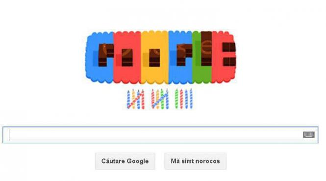google implineste 14 ani motorul de cautare sarbatorit printr un doodle special