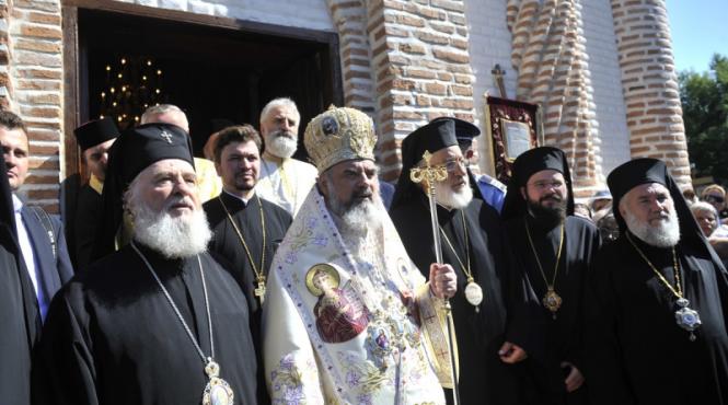 patriarhul daniel la resfintirea manastirii snagov