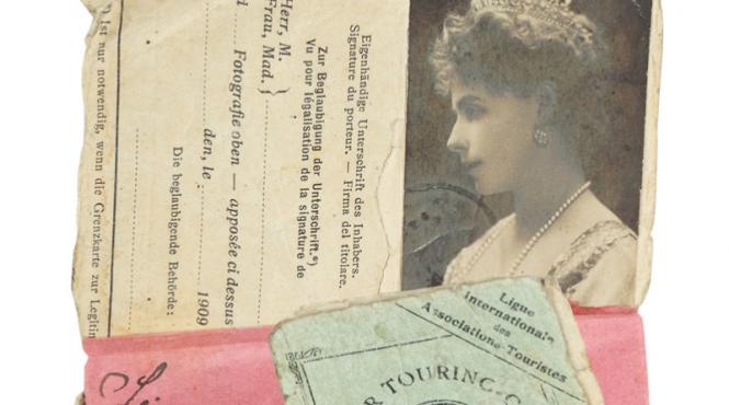 permisul de conducere al reginei maria la licitatie pentru 6 000 de euro