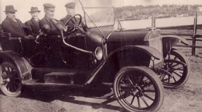acum 100 de ani gratarul de salvare la automobile