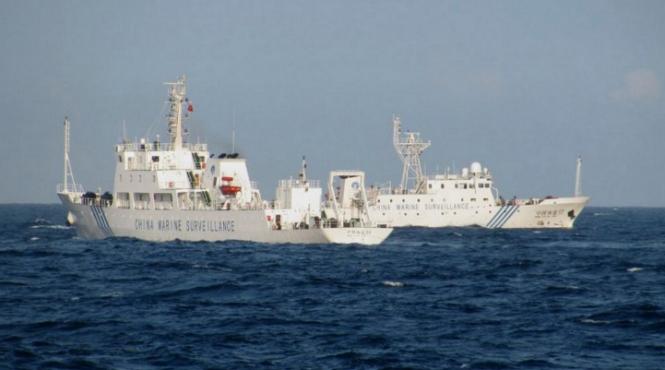 nave militare chineze intre care un distrugator lansator de rachete si doua fregate reperate in apropierea insulelor japoneze