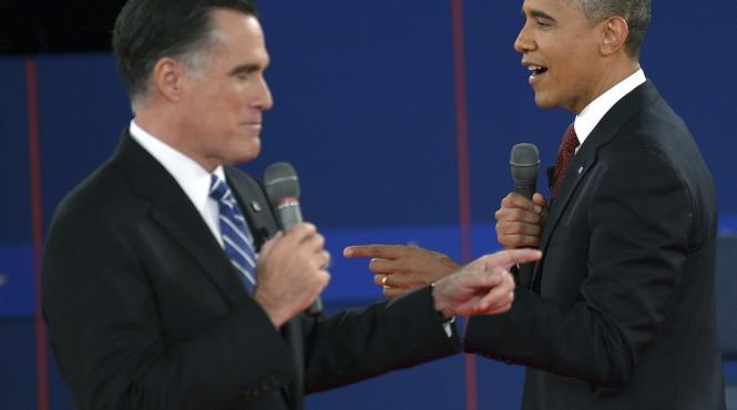 obama romney a doua dezbatere