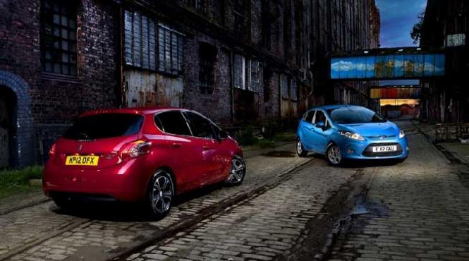 lupta celor mari din clasa mica peugeot 208 vs ford fiesta