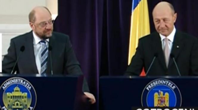 basescu intalnire martin schulz
