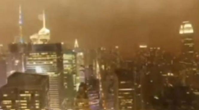 video uraganul sandy filmat pe repede inainte