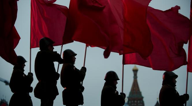 galerie foto repetitii pentru parada militara din piata rosie de la 7 noiembrie