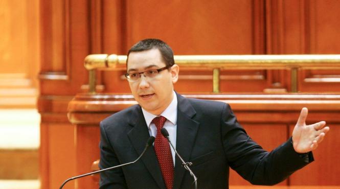 ponta se adreseaza parlamentului de la ora 13 00