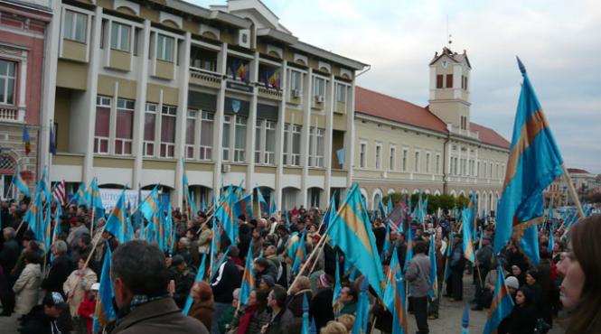 miting site si minister de externe pentru autonomia tinutului secuiesc