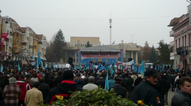 mesaj la mitingul pentru autonomia tinutului secuiesc de la sfantu gheorghe la revedere romania